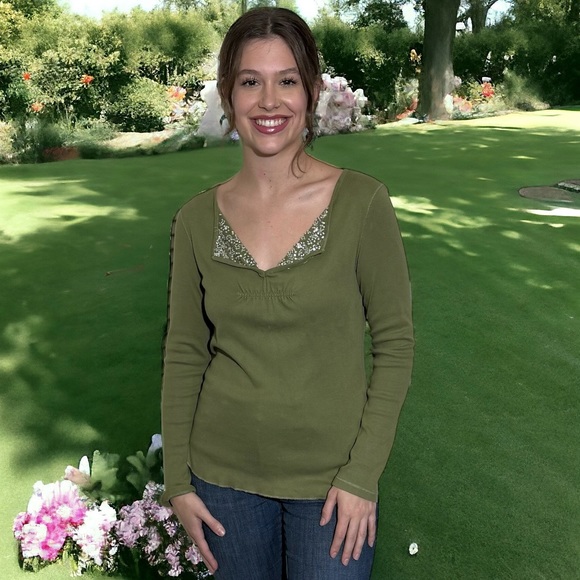 Women’s Tankini - La Blanca - Embellished Halter & Bikini Bottom - Size M - Picture 15 of 16